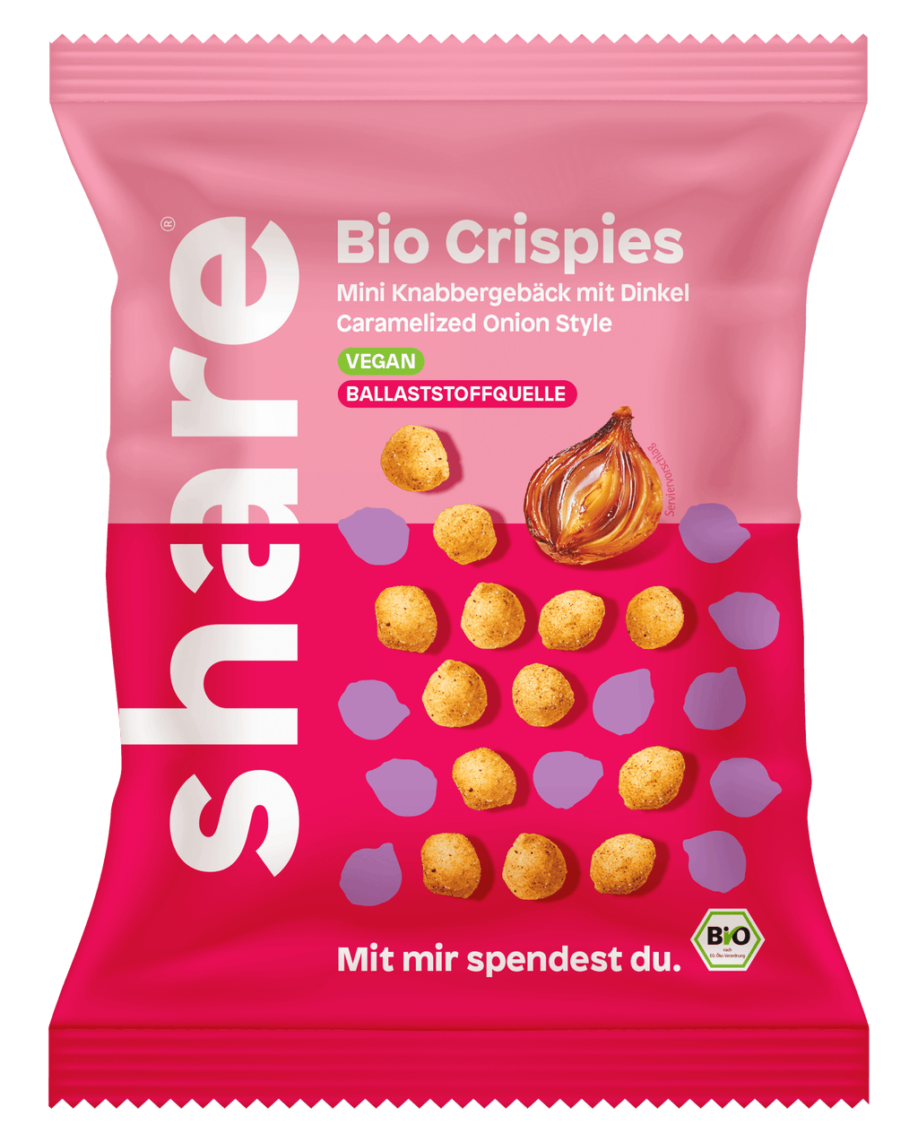 Bio Crispies Caramelized Onion Style 1x100g