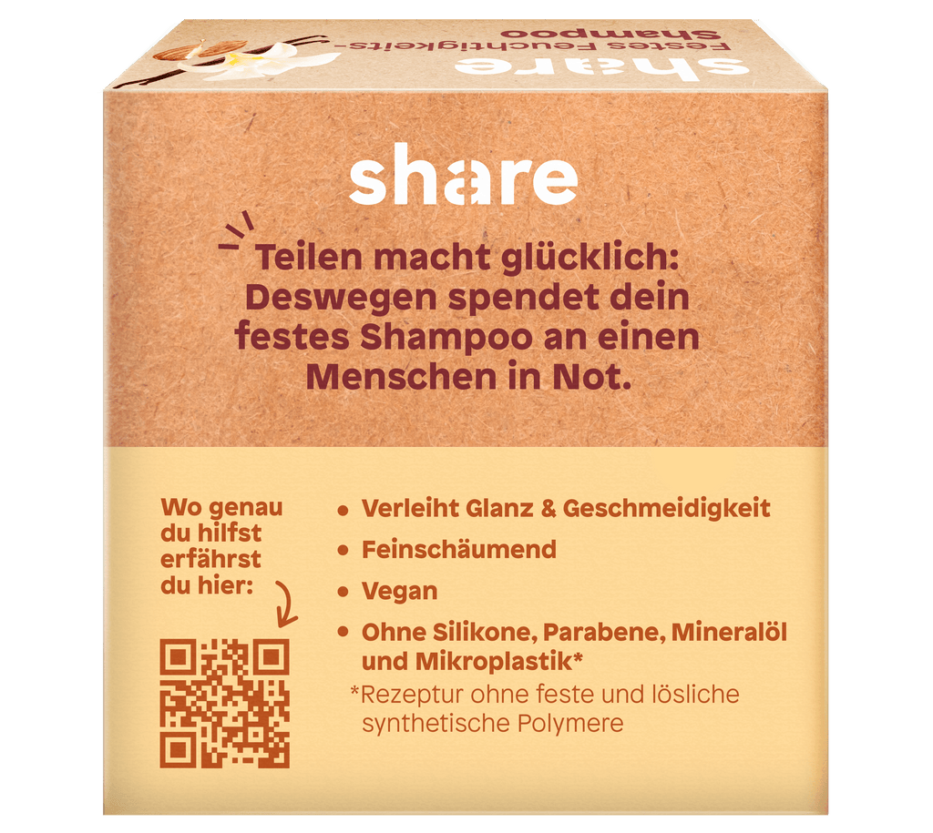 Festes Shampoo Vanille & Mandelöl