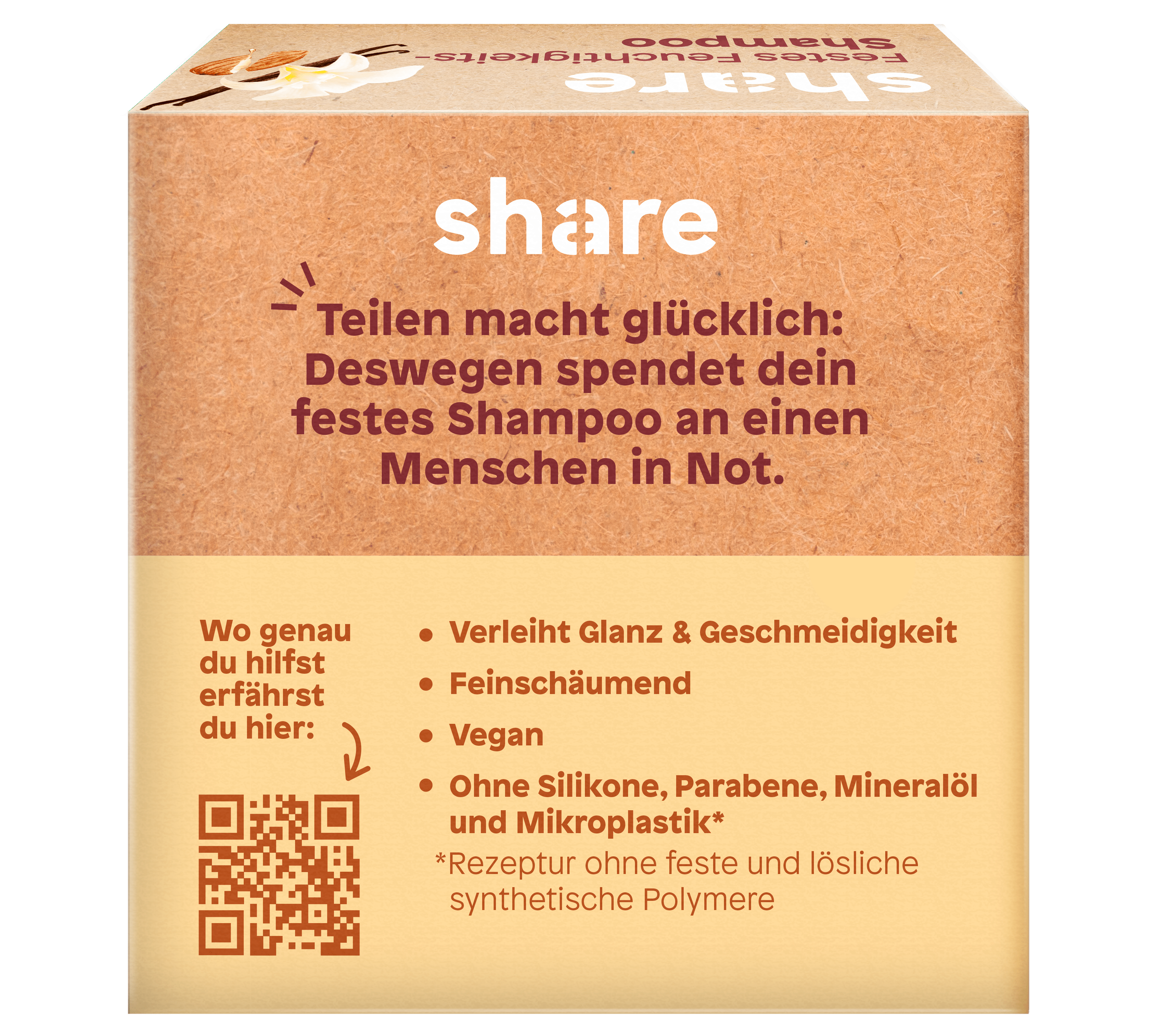 Festes Shampoo Vanille & Mandelöl
