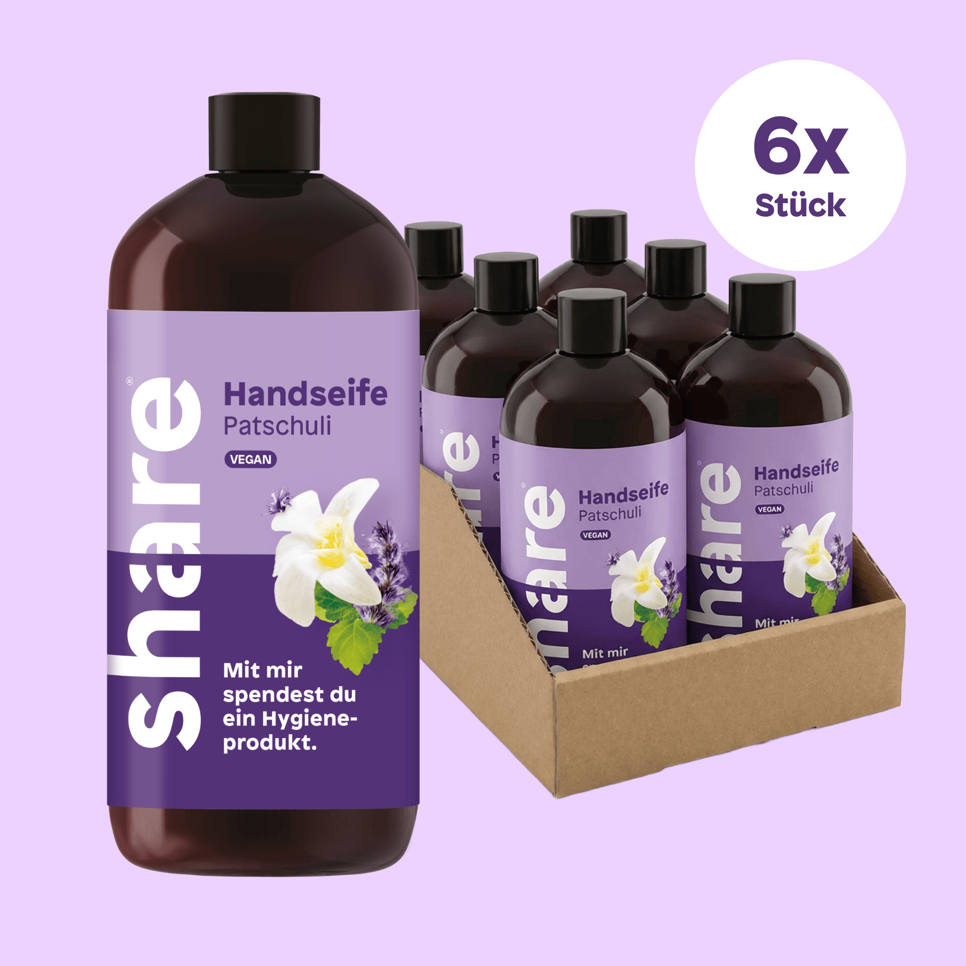 Flüssigseife Nachfüllflasche Patschuli