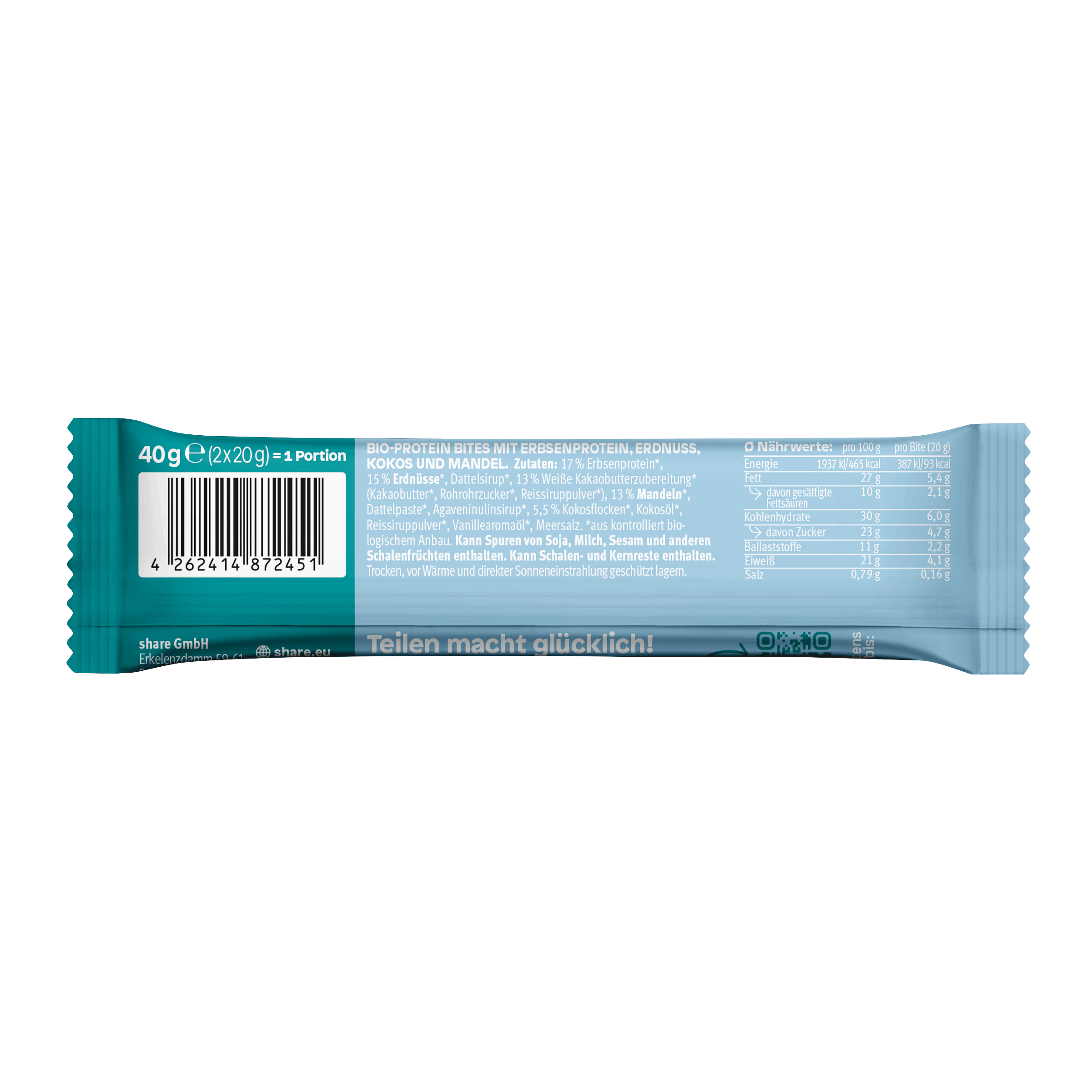 Bio Protein Bites Coconut Almond