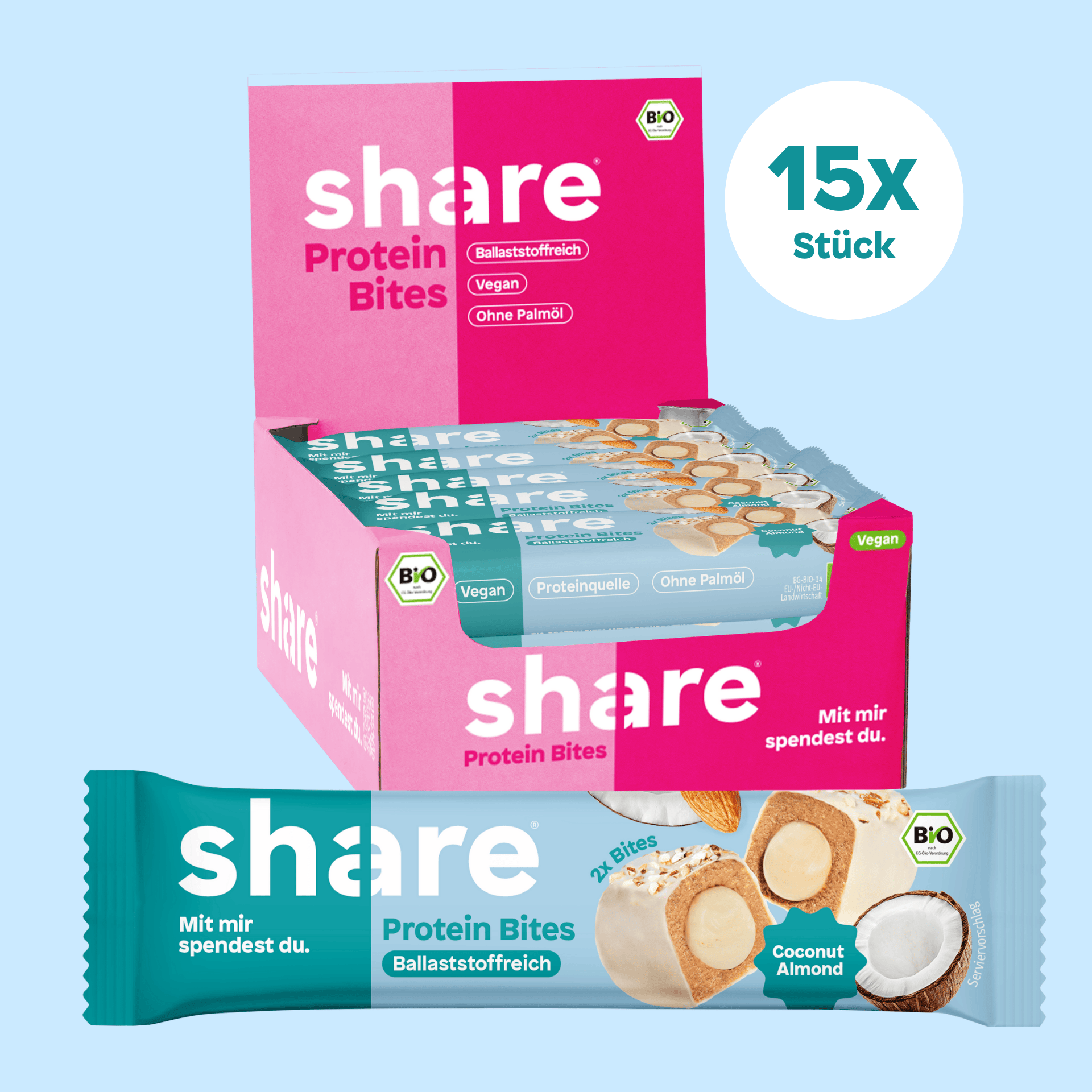 Bio Protein Bites Coconut Almond