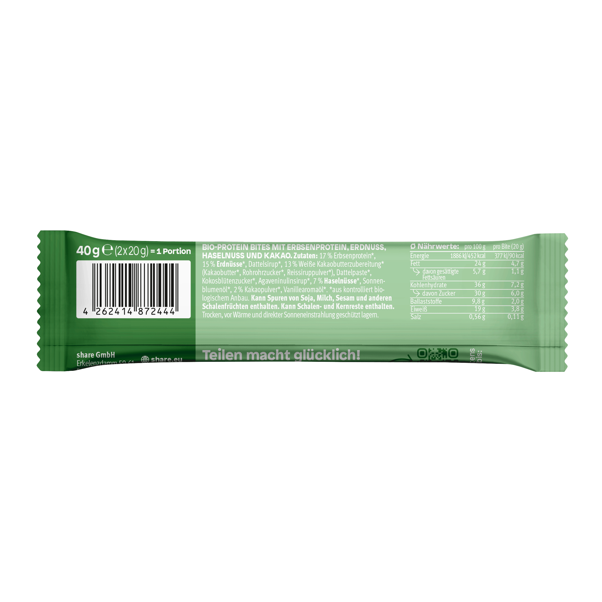 Bio Protein Bites Hazelnut Cocoa
