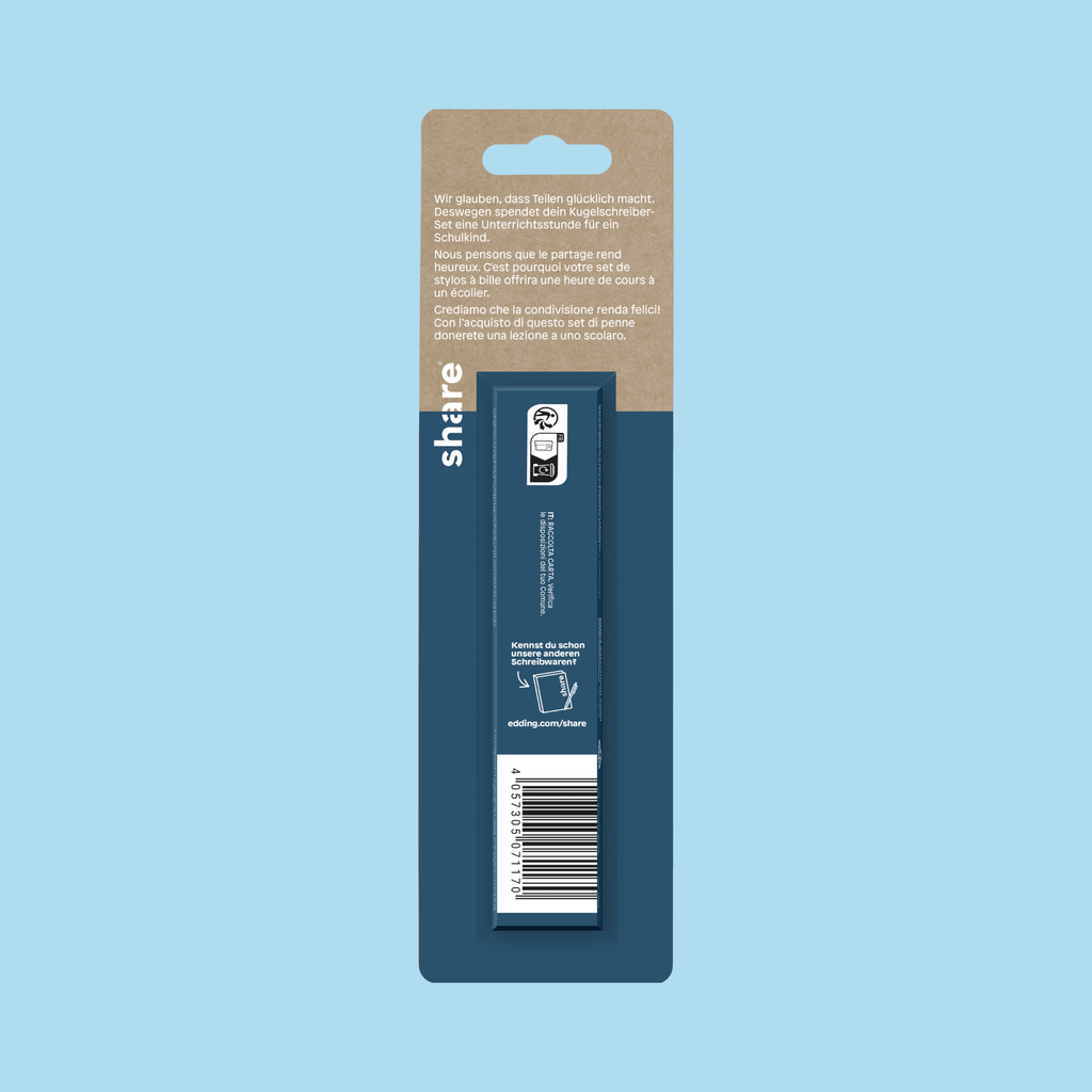 Kugelschreiber blau 2er-Pack